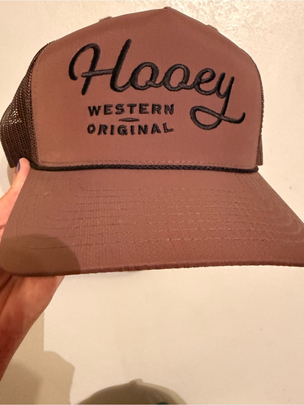Hooey Brown and Black Western Original Trucker Hat